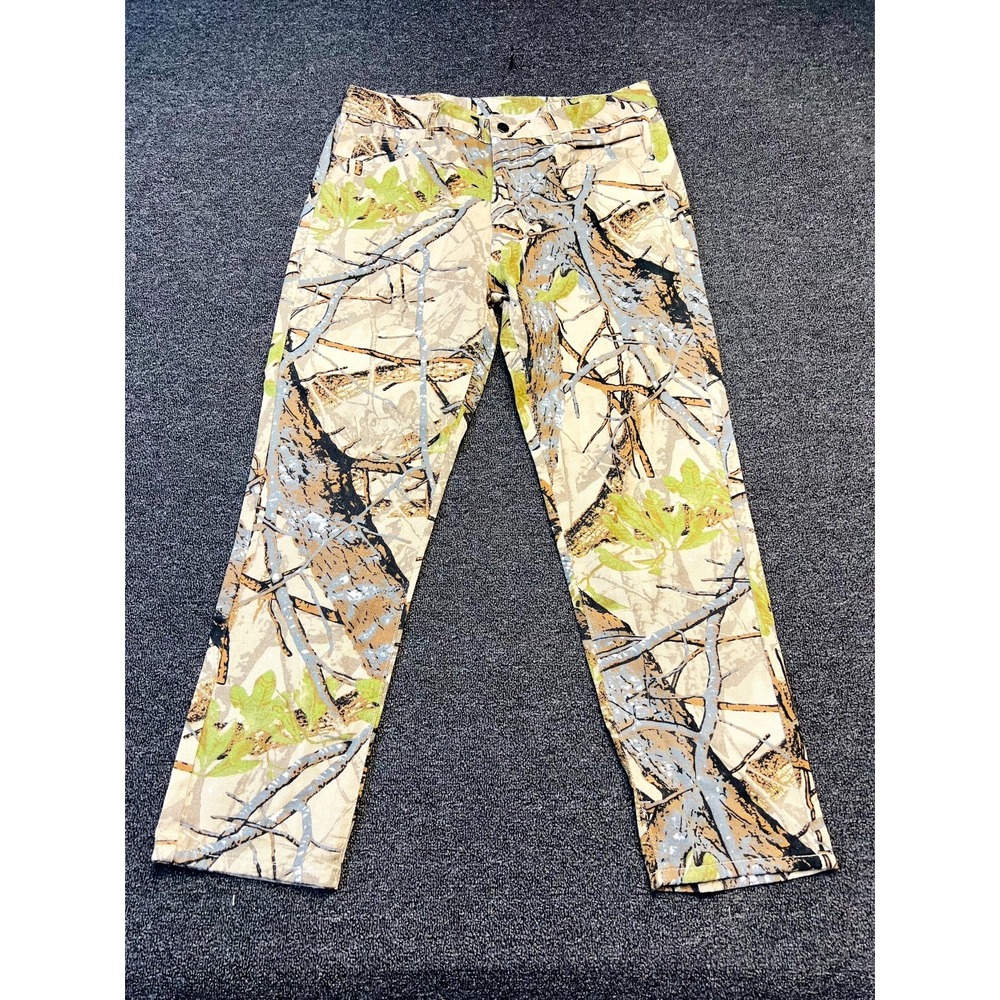 GB18401-2010 Classic B FZ/T81006-2017 Hunting Pants Mens 36 Multicolor Camo Tree